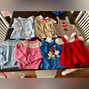 Vintage baby and little girls clothes